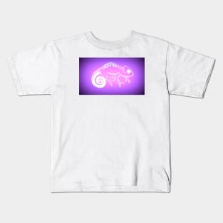 Purple Chameleon Kids T-Shirt